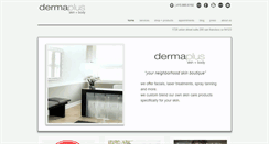 Desktop Screenshot of dermaplussf.com