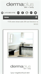 Mobile Screenshot of dermaplussf.com